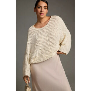 Anthropologie Crewneck Batwing Sweater - New Large